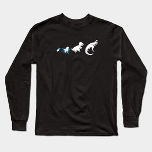 Modern Theory of Evolution T-Rex Dinosaurs Long Sleeve T-Shirt